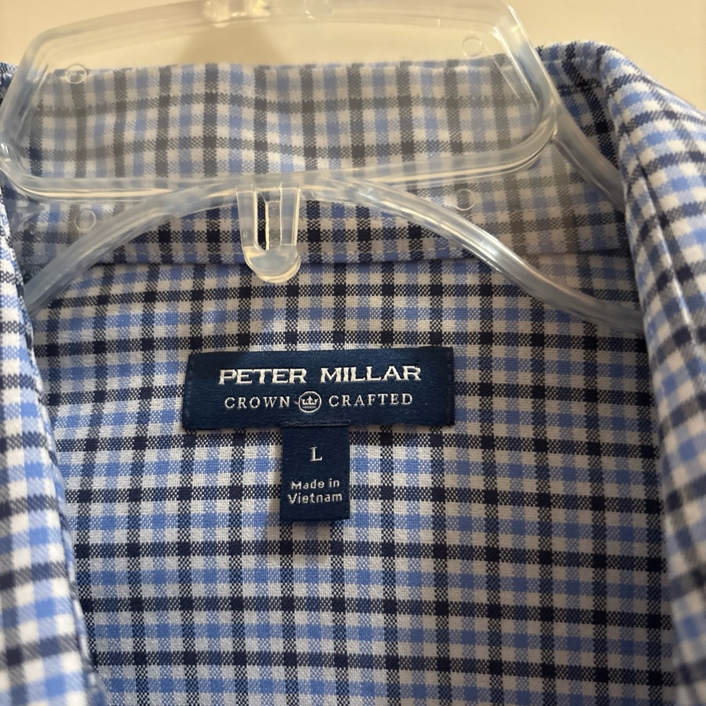 Peter Millar Crown Crafted Button-Down Shirt Men’… - image 4